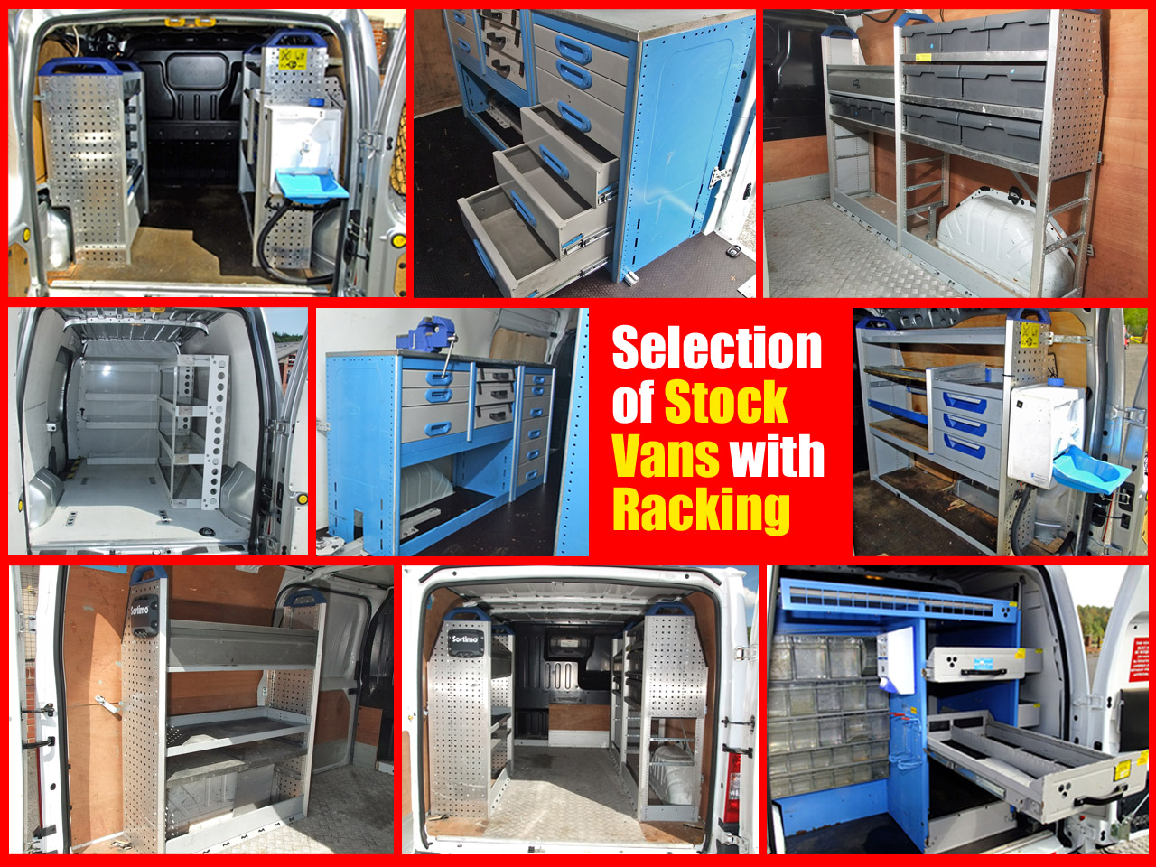 Van racking systems - shelves and storage solutions in vans