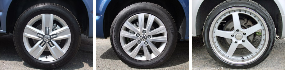 Volkswagen Transporter factory alloy wheels