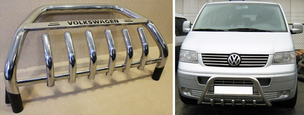 Volkswagen Transporter front bull bars